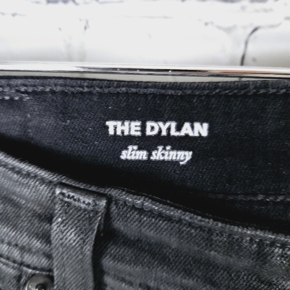 AG ADRIANO GOLDSCHMIED | The Dylan slim skinny coated stretch denim jeans - Picture 7 of 10
